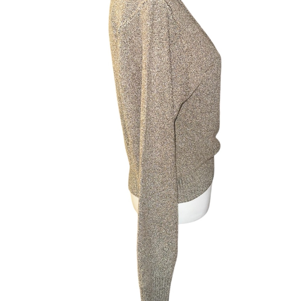 Free People Going For Gold Faux Wrap Sweater women’s sz Large new nwt - Picture 6 of 16
